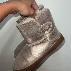 Rosy Pink shiny sparkle UGG - Girls size 12